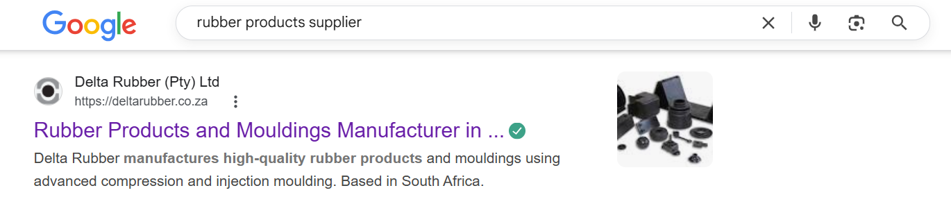 Delta Rubber SEO title